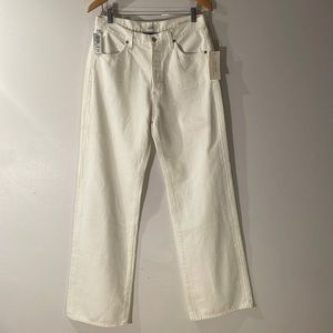 Citizen of Humanity Aninna Trouser Jean in White sz. 28
